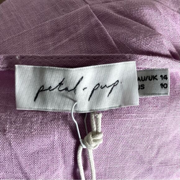 Petal & Pup Apex Lilac Purple Wrap Dress Size 10 - Picture 7 of 10